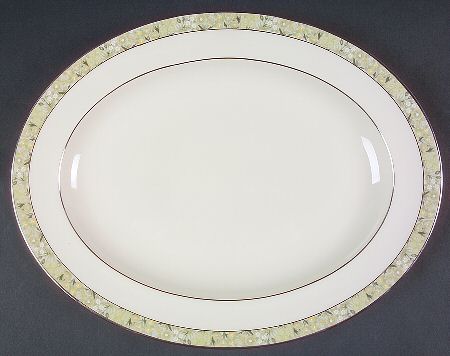 Wimbledon 13" Oval Serving Platter by Minton