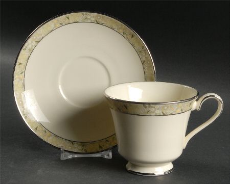 Wimbledon Footed Cup & Saucer Set
