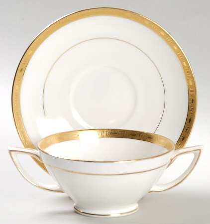 Winchester Footed Bouillon Cup & Saucer