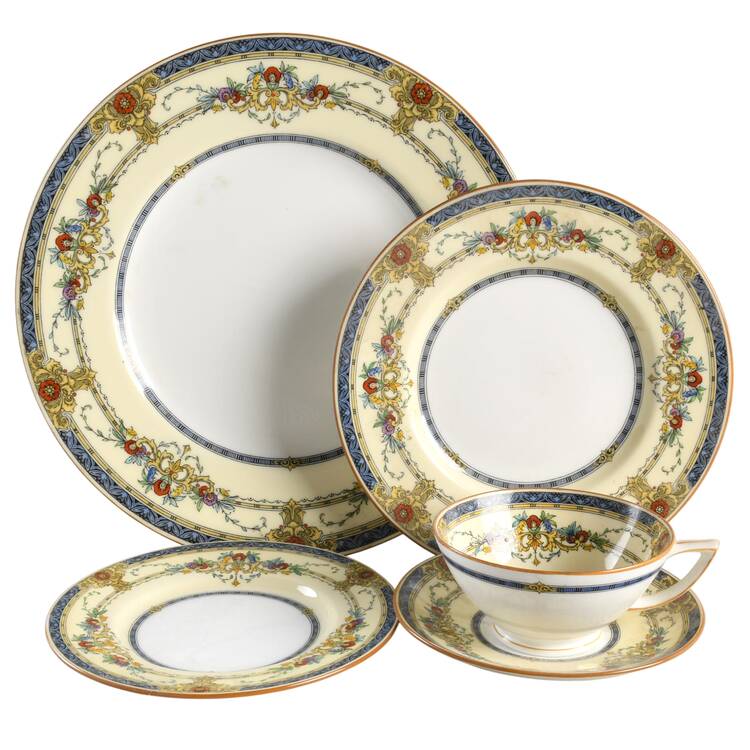 Windsor Blue 5 Piece Place Setting