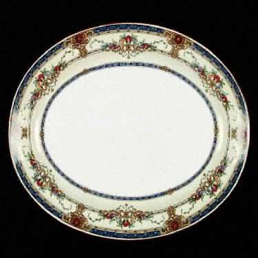 Windsor Blue 13" Oval Serving Platter