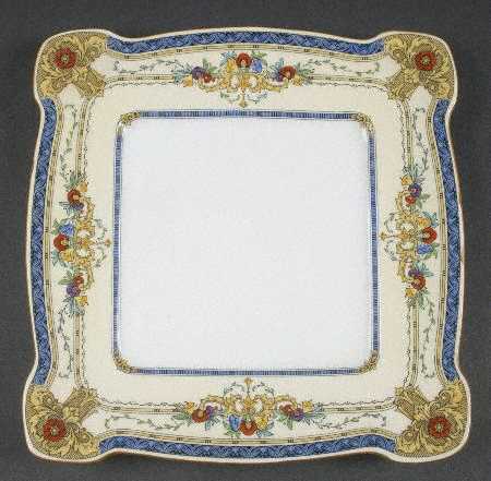 Windsor Blue Square Cake Plate