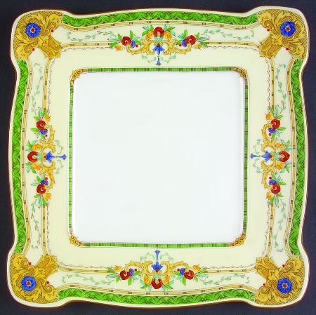 Windsor Green Square Cake Plate