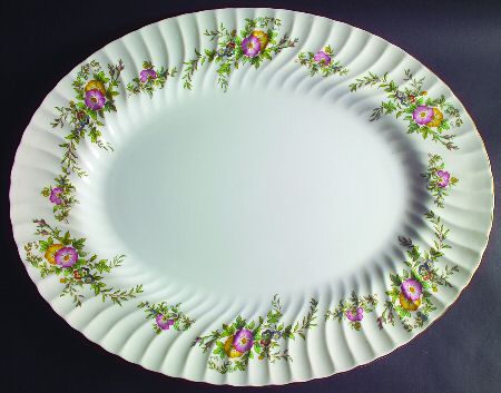 York 17" Oval Serving Platter