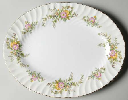 York 12" Oval Serving Platter