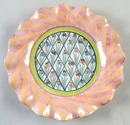 Bearded Iris Luncheon Plate