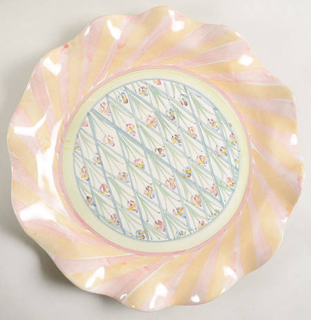 Bearded Iris Service Plate (Charger)