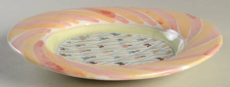 Bearded Iris Large Rim Soup Bowl