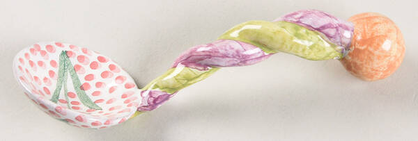 Bearded Iris Sugar Spoon