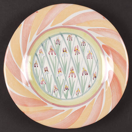 Bearded Iris Salad Plate