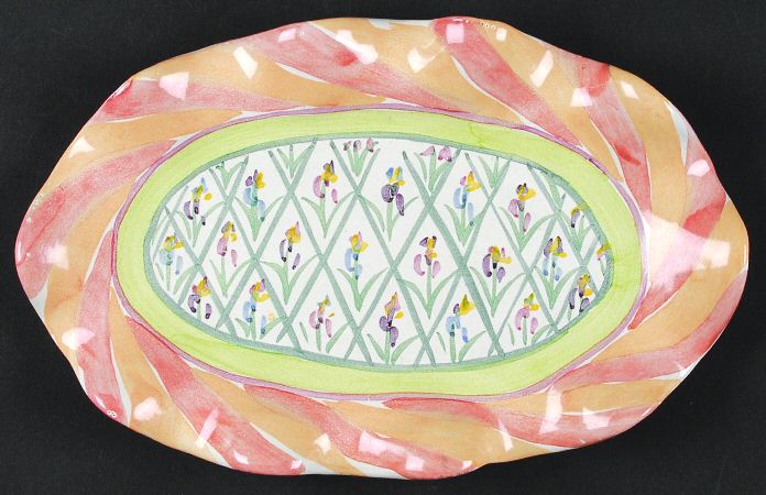 Bearded Iris Soap Dish