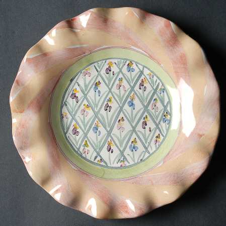 Bearded Iris Salad Plate