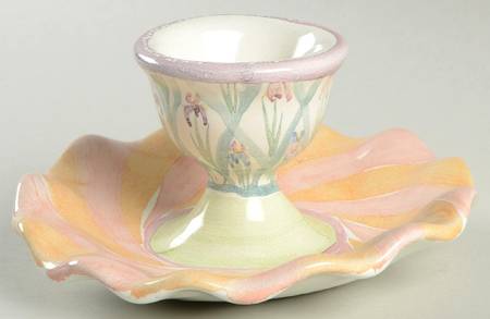 Bearded Iris Single Egg Cup