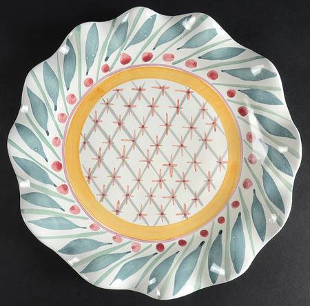 Brighton Pavillon Large Round Fluted Dish aka Chip/Dip Plate