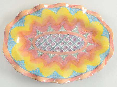 Keukenhof 12" Oval Serving Platter