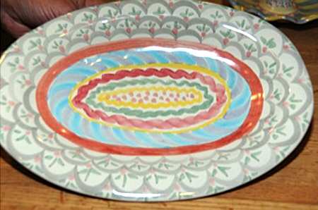 Stoke Gabriel 10" Oval Serving Platter