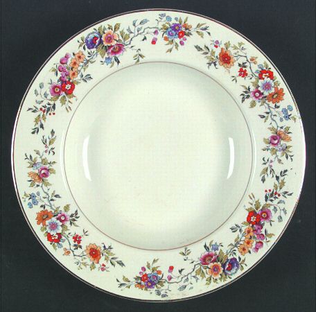 Adoration Large Rim Soup Bowl by John Maddock & Sons