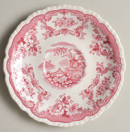 Bombay Red (Scalloped) Saucer
