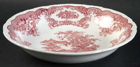 Bombay Red (Scalloped) Coupe Soup Bowl
