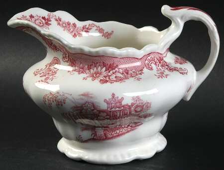 Bombay Red (Scalloped) Creamer