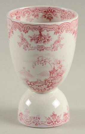 Bombay Red (Scalloped) Double Egg Cup