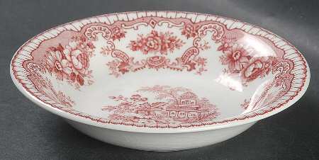 Bombay Red (Smooth) Fruit/Dessert (Sauce) Bowl by John Maddock & Sons