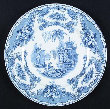 Bombay Blue (Smooth) Luncheon Plate