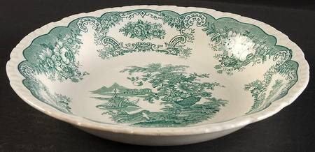 Bombay Green Coupe Soup Bowl