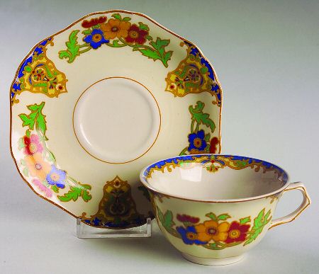 Flat Cup & Saucer Set