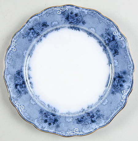 Gem (Flow Blue) Bread & Butter Plate