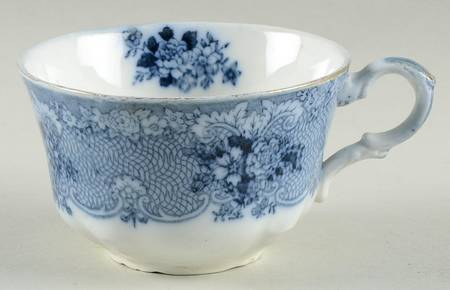 Gem (Flow Blue) Flat Cup