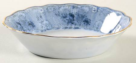 Gem (Flow Blue) Fruit/Dessert (Sauce) Bowl