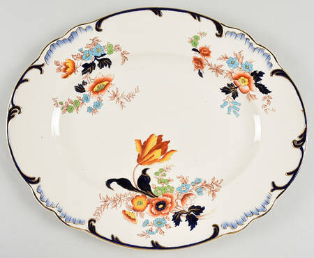 4109 16" Oval Serving Platter