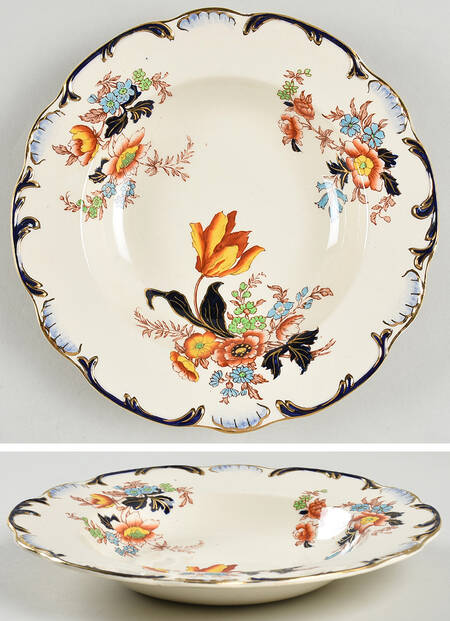 4109 Rim Soup Bowl by John Maddock & Sons
