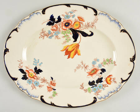 4109 14" Oval Serving Platter