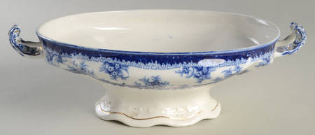Hamilton Blue Oval Vegetable No Lid