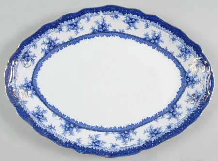 Hamilton Blue 12" Oval Serving Platter