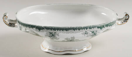Hamilton Green Oval Vegetable No Lid