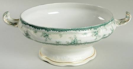 Hamilton Green Tureen No Lid by John Maddock & Sons