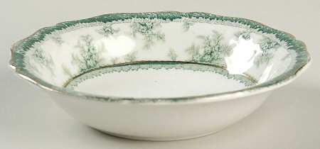 Hamilton Green Fruit/Dessert (Sauce) Bowl by John Maddock & Sons