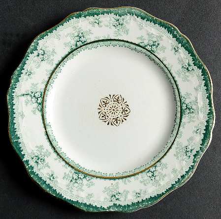 Hamilton Green Bread & Butter Plate