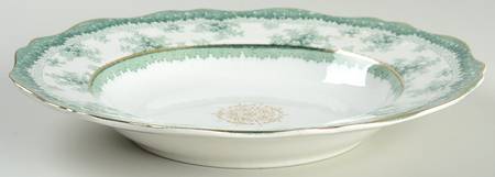 Hamilton Green Large Rim Soup Bowl