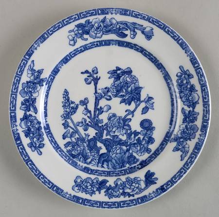 Indian Tree Blue Salad Plate