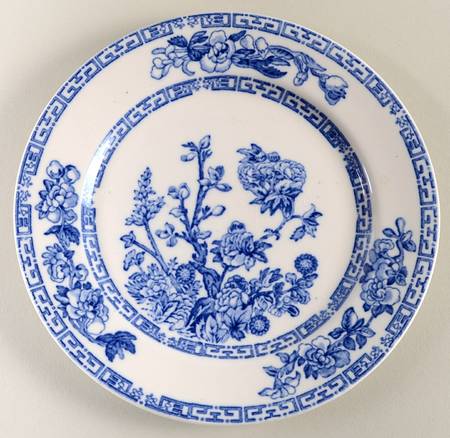 Indian Tree Blue Bread & Butter Plate