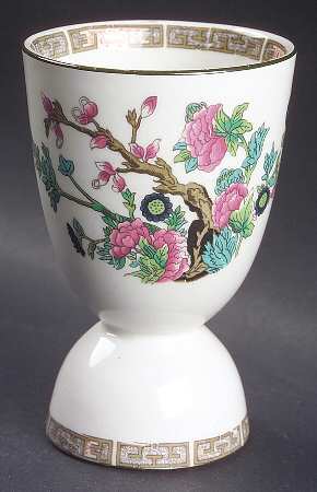 Indian Tree (Green Trim) Double Egg Cup