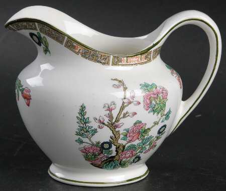 Indian Tree (Green Trim) Creamer