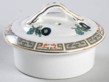 Indian Tree (Smooth, Gold Trim) Lid for Coffee Pot