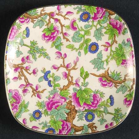 Indian Tree (Smooth, Gold Trim) Coaster