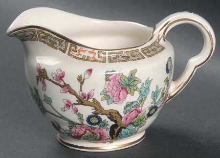 Indian Tree (Smooth, Gold Trim) Mini Creamer