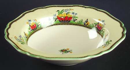 Lily Rim Cereal Bowl